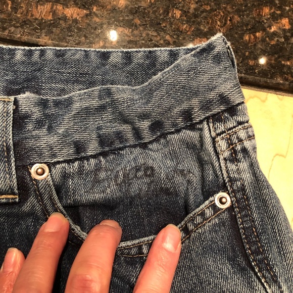 Bacca da Silva flared low rise jeans, autographed - Picture 3 of 7